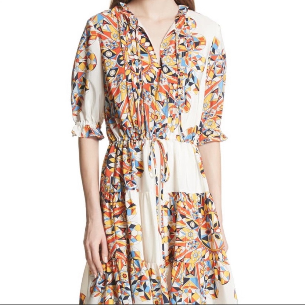 Arabella Psychedelic Silk Dress